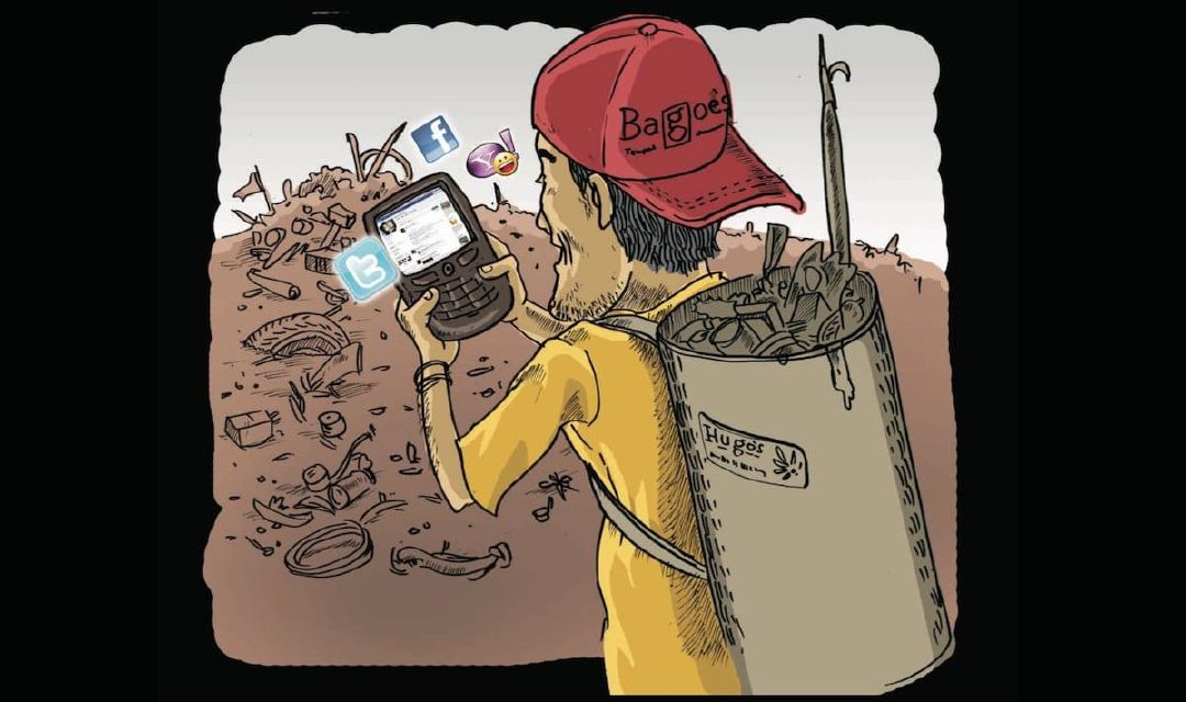 Makan gak makan asal fesbukan.